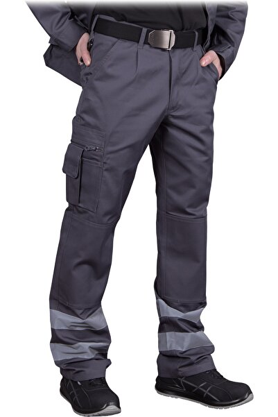NO BRAND Pantaloni de lucru reflectorizanți cu buzunare montersky warning wor...