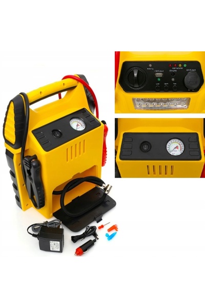 Kraft&dele POWER BANK COMPRESOR DEMAROR AUTO ÎNCĂRCĂTOR USB 5-în-1