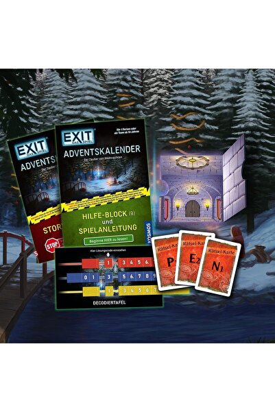EXIT CALENDAR DE ADVENT JOCURI PUZZLE-uri SĂBĂTORI MAGICE CALANDRU DE ADVENT ...