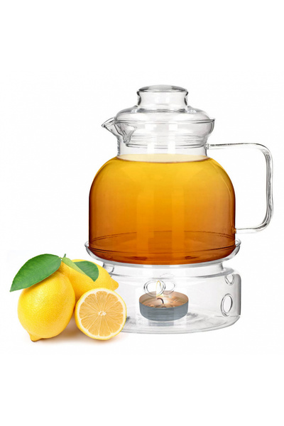 Termisil Fierbător de sticlă cu încălzitor, ceainic 1.5 l, Wołomin, Polonia