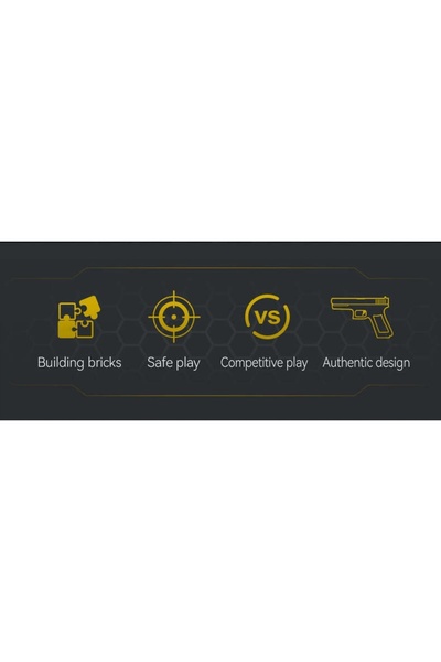 cada REPLICĂ DE PISTOL DIN CUBURI, CALIBRUL 17, CU 5 PROIECTILE, 338 DE ELEMENTE