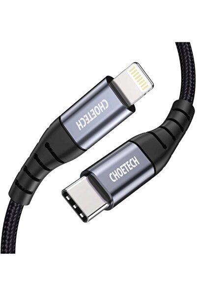 NO BRAND Cablu pentru iPhone USB-C - Lightning 480Mb/s 3A 1.2m - negru