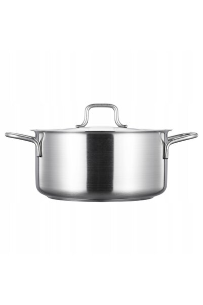 FiSKARS Ghiveci 20 cm |   3 L + capac / oțel inoxidabil