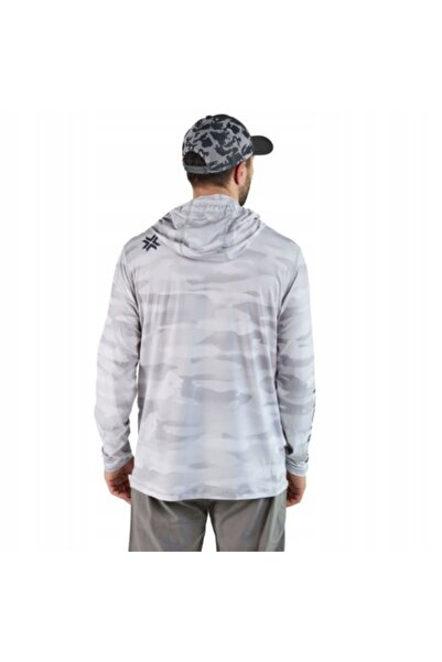 NO BRAND Norfin Koszulka Sun Pro Guard Hoodie Gri UPF Mărimea XL