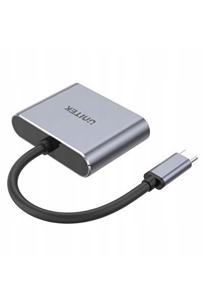Unitek ADAPTOR USB-C - HDMI 2.0, VGA FHD, V1126A