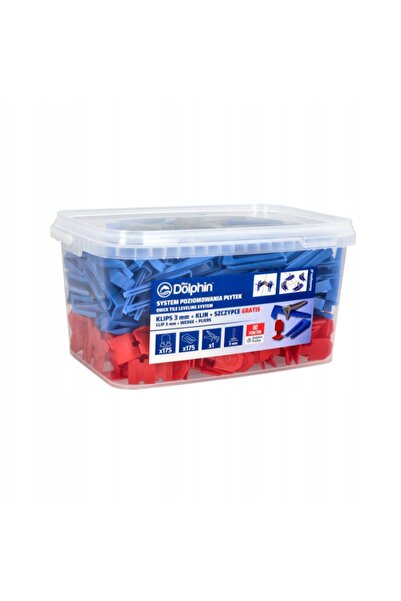 Blue Dolphin Kit de nivelare a plăcilor ceramice: cleme de 3mm + pene + clește