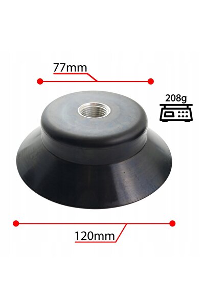 NO BRAND Ventuză pentru ciocan glisant PDR cu cap de cauciuc de 120mm, filet ...