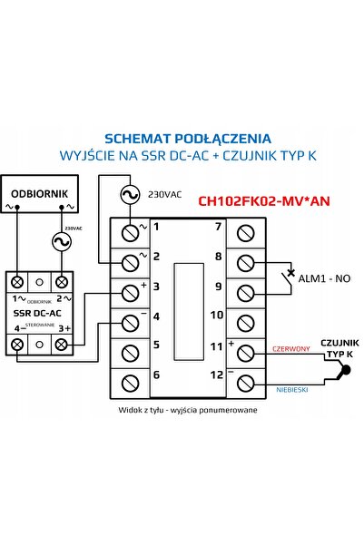 NO BRAND REGULATOR DE TEMPERATURĂ CONTROLER CH102 800 °C SSR 40 A SENSOR RADI...