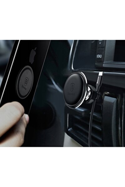 NO BRAND Suport auto magnetic Baseus pentru telefon, cu prindere pe grila de ...