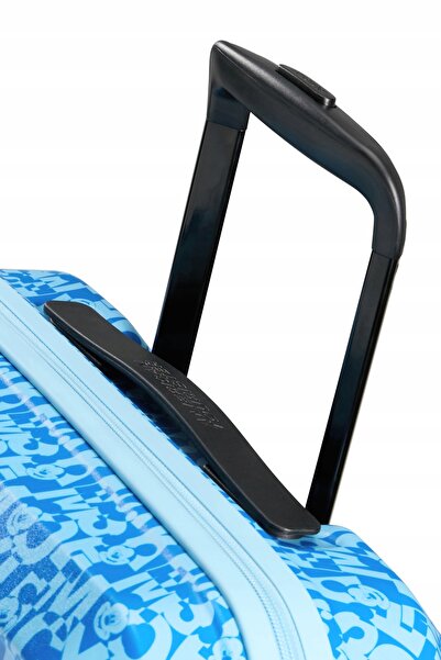 American Tourister Valiză mică Funlight Disney - Mickey lenticular albastru