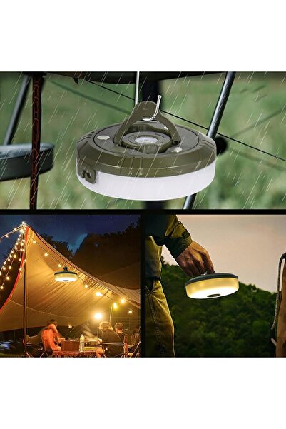 NO BRAND LAMPĂ DE CAMPING IMPERMEABILĂ CU BANDĂ LUMINOASĂ CU 10 LED-URI ȘI OR...