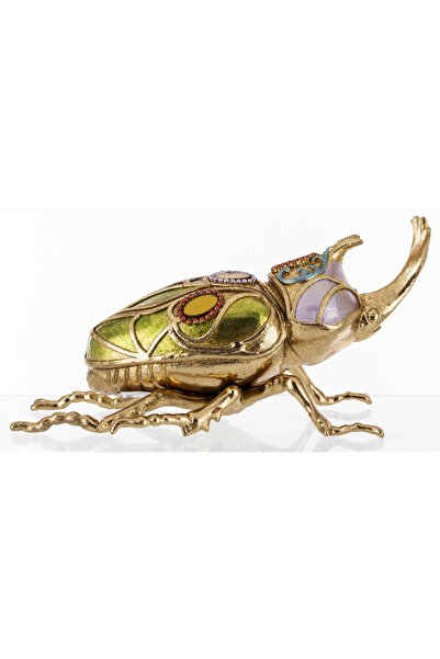 NO BRAND Ornament gândac o274c, figurină gândac, decorațiune aurie
