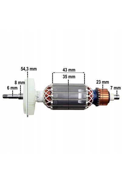 NO BRAND Set perii rotative GWS 6-115 6-115E Piesă de schimb BOSCH