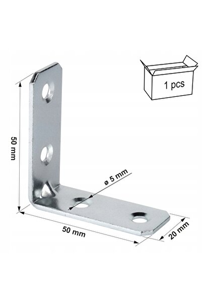 NO BRAND Conector universal îngust din cornier pentru construcții 50x50x20 mm...