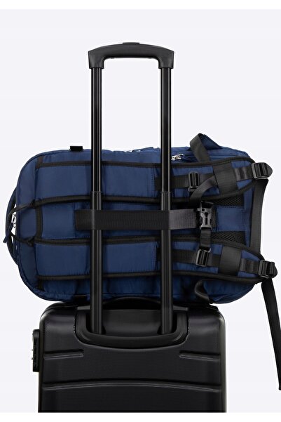 NO BRAND Rucsac de călătorie extensibil Wittchen Free on Board 32 l - albastr...