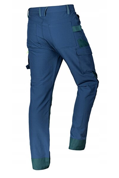 NEO Tools Pantaloni de lucru Mix&Match, verde marin, elastici în 4 direcții, ...