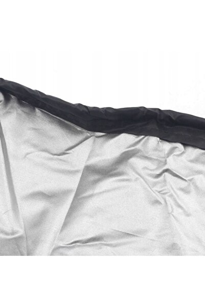 NO BRAND Husă canapea de grădină neagră în formă de L 270cm L 200cm
