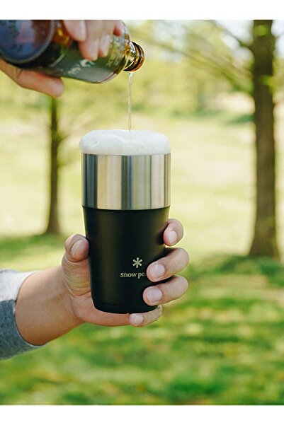 NO BRAND Pahar tip tumbler Snow Peak Shimo 470 ml - negru