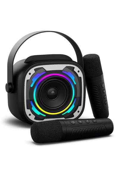 NO BRAND Microfon wireless, boxă karaoke, boxă Bluetooth pentru copii