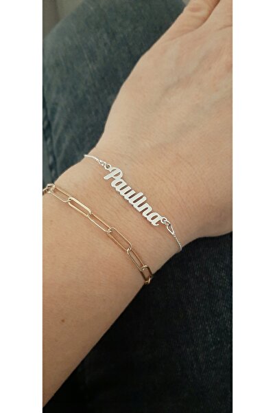 NO BRAND Brățară de argint cu numele PAULINA, argint 925
