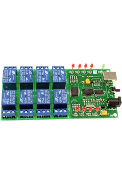 NO BRAND Modul releu cu 8 canale cu USB, DIY, AVT5710 B