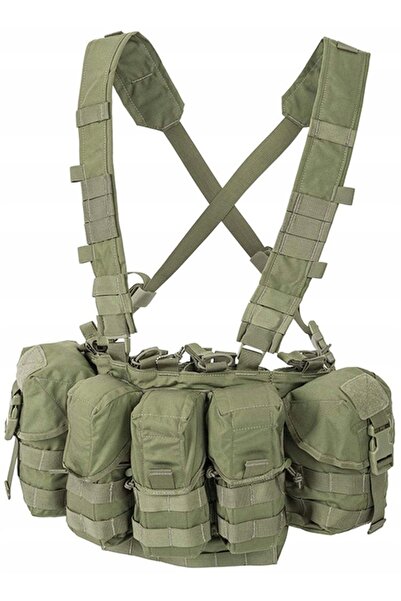 NO BRAND Vestă tactică militară Chest Rig Helikon Guardian – Olive