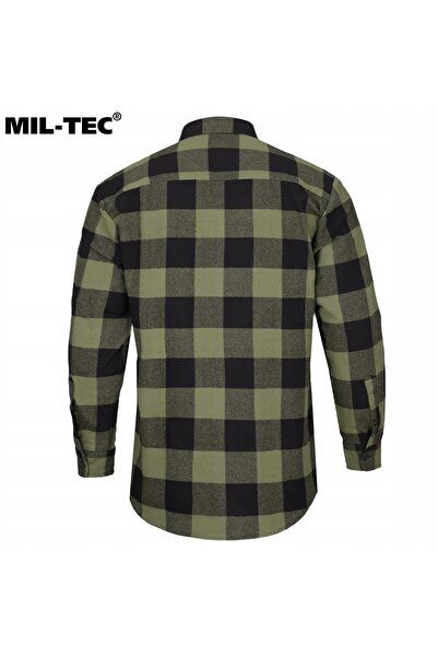 Mil-Tec Cămașă bărbați casual cu mânecă lungă, regulară, din bumbac, mărimea XXL