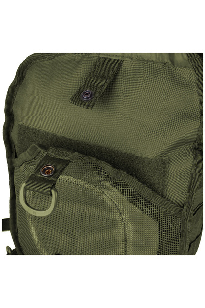 NO BRAND Rucsac militar Mil-Tec One Strap Assault, până la 20 l, verde