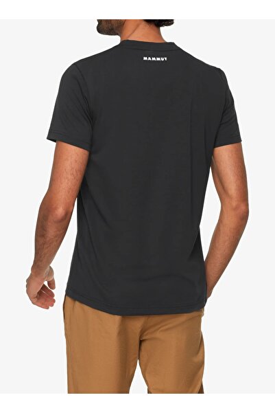 Mammut Tricou cu logo Eiger, cu uscare rapidă - negru L