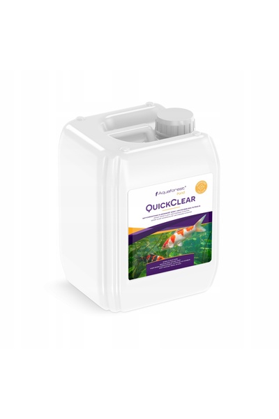 Aquaforest Quick Clear POND 5L este creat pentru a purifica apa din iaz.
