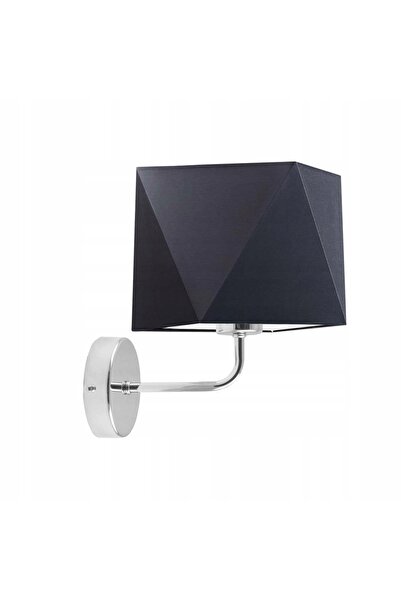 NO BRAND Aplică de perete cu abajur gri, LED E27, modernă, pentru dormitor