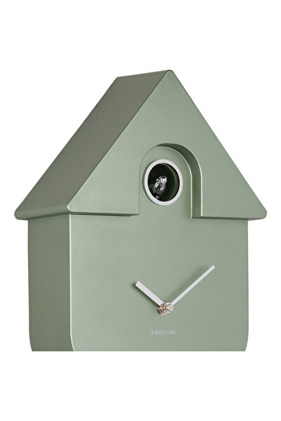 NO BRAND Ceas clasic modern roz cu cuc și pendul Karlsson KA5867RG