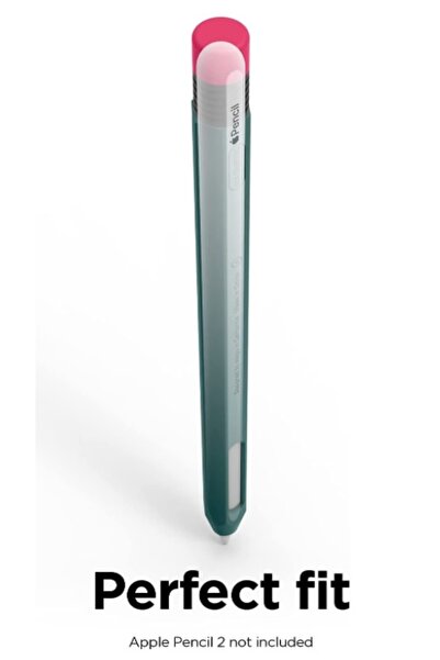 NO BRAND Husă clasică din silicon Elago pentru Apple Pencil 2Gen, verde închis