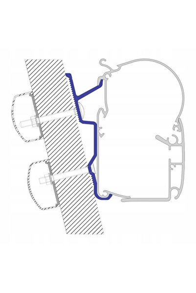 NO BRAND Adaptor pentru copertină PW1100 1500 Fiat Ducato Dometic