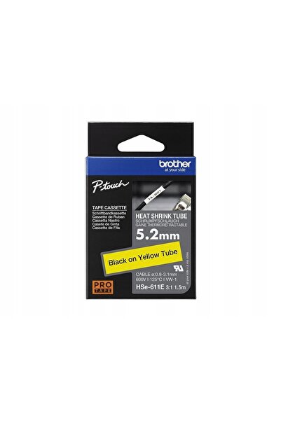 NO BRAND Bandă pentru imprimantă de etichete Brother HSE611E 5.2mm 1.5m