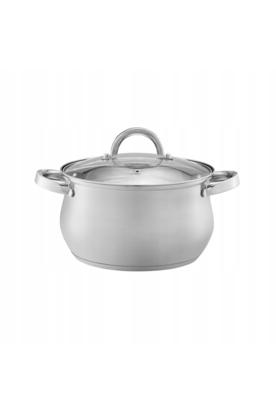 NO BRAND Vas de sticlă cu capac de sticlă DOMINGO 20 CM 4 L DOMOTTI
