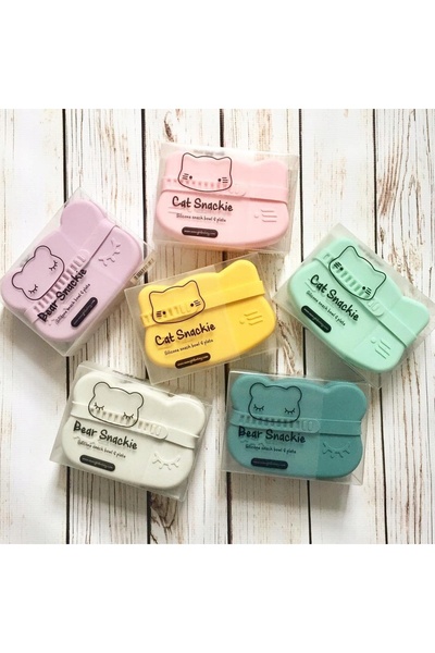 NO BRAND Recipient din silicon alimentar Kitty Mint pentru coacere și congela...