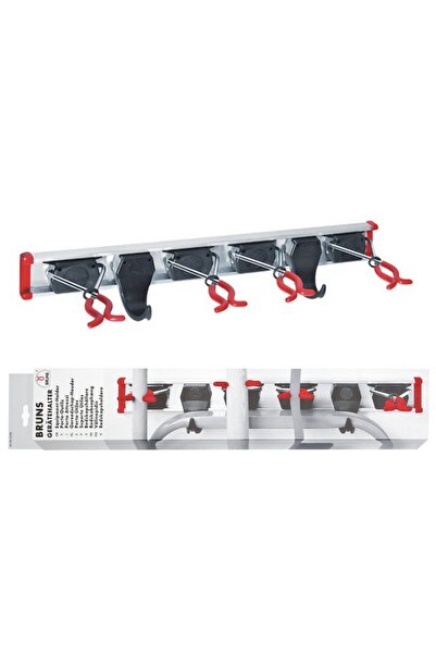NO BRAND BRUNS LISTWA ȘINĂ DE PERETE PENTRU SCULE CU 4 SUPORTURI 2 CÂRLIGE 50CM