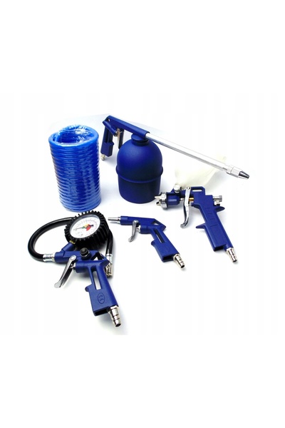 NO BRAND KIT PISTOL PNEUMATIC 5 PIESE PALETĂ DE PICTOR 5în1 FT00E71P
