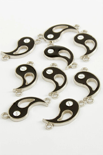 SORA GROUP Yin Yang Double Handle Enamel Bracelet and Pendant Apparatus 1 Piece