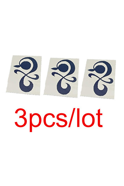 Choice Option 1 WHITE 3pcs/lot Anime Nami Cosplay Tattoo Sticker Washable Las...