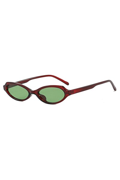 Choice6 as shown tea green New Small Cat Eye Woman Sunglasses UV400 Fashion G...