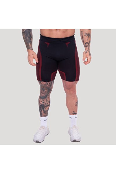 GymBeam OG1 Pantaloni scurți fără cusături Negru/Roșu XXL