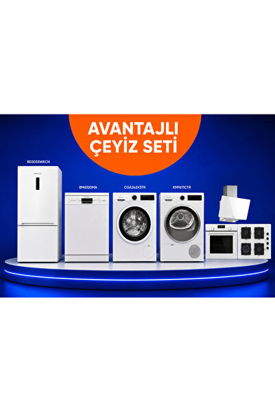 Profilo 4 Lü Çeyiz Seti (BD3055WECN - BM6320MA - CGA242X3TR - DVK6J320 - FRMA234B - OE36P2P11D)