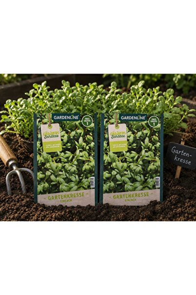 gardenline Set of 2 bags of garden cress seeds