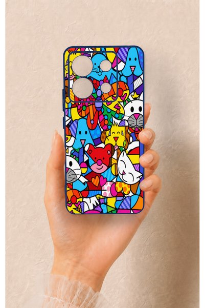 Vip Case حافظة سيليكون متوافقة مع هاتف Redmi Note 13 Pro 5G من Britto Garden