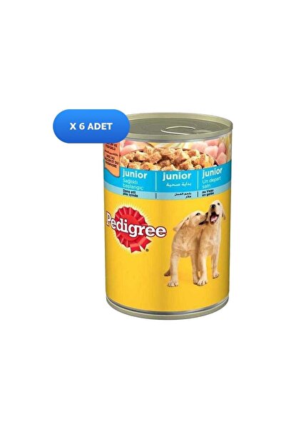 Pedigree Jöle Içinde Tavuklu Yavru Köpek Konservesi 400 gr (6 Adet)