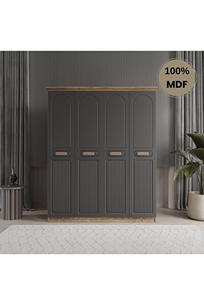 comiet Pera 4 kapak MDF gardırop