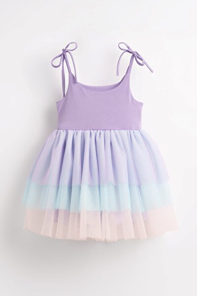 Banamio Sonia Off-Shoulder Tulle Tutu Dress