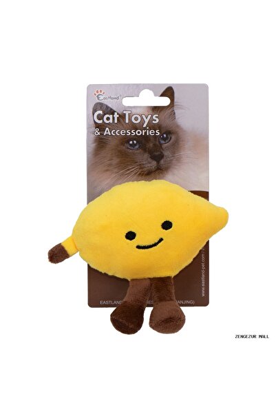 Eastland Zengezur Catnip Squeaky Plush (173105) Lemon 12.5cm
